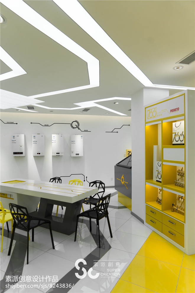 成都素派建材展廳設計 智慧與美學的交融